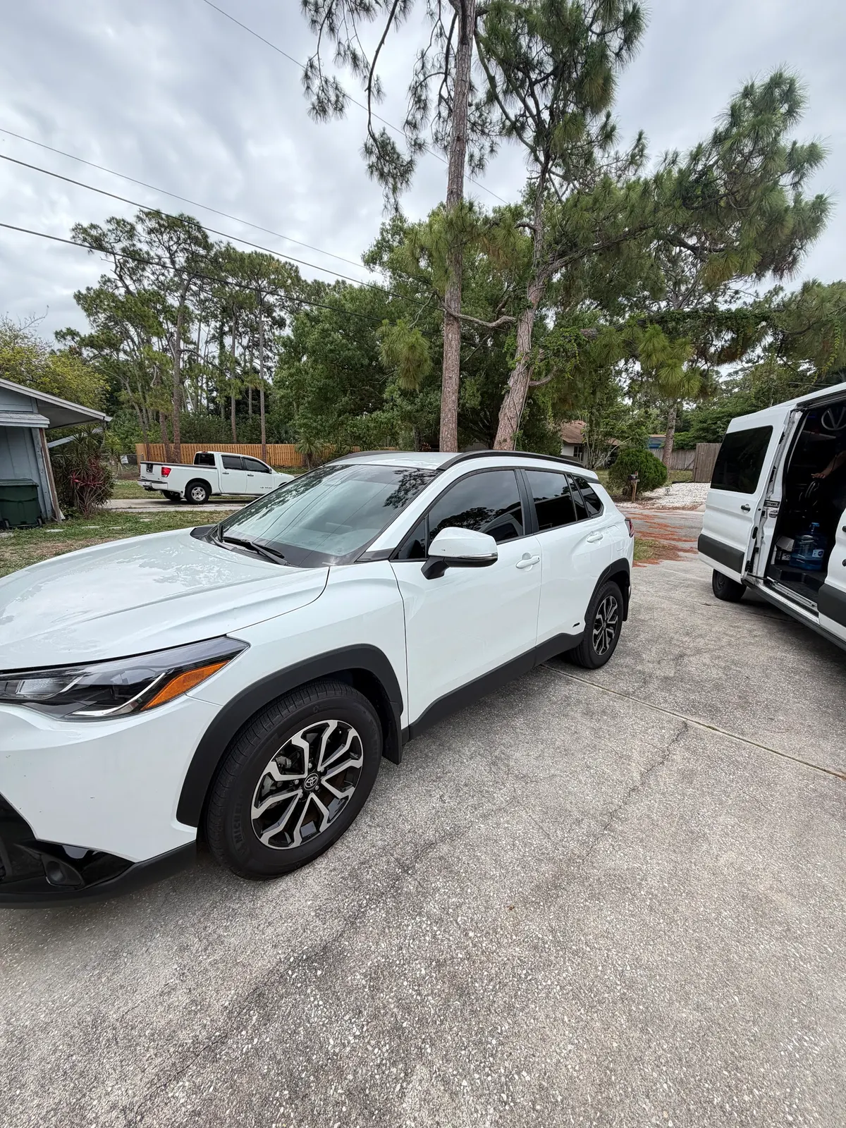 Customer vehicle with professional window tint by Darkmode Window Tint, photo 1