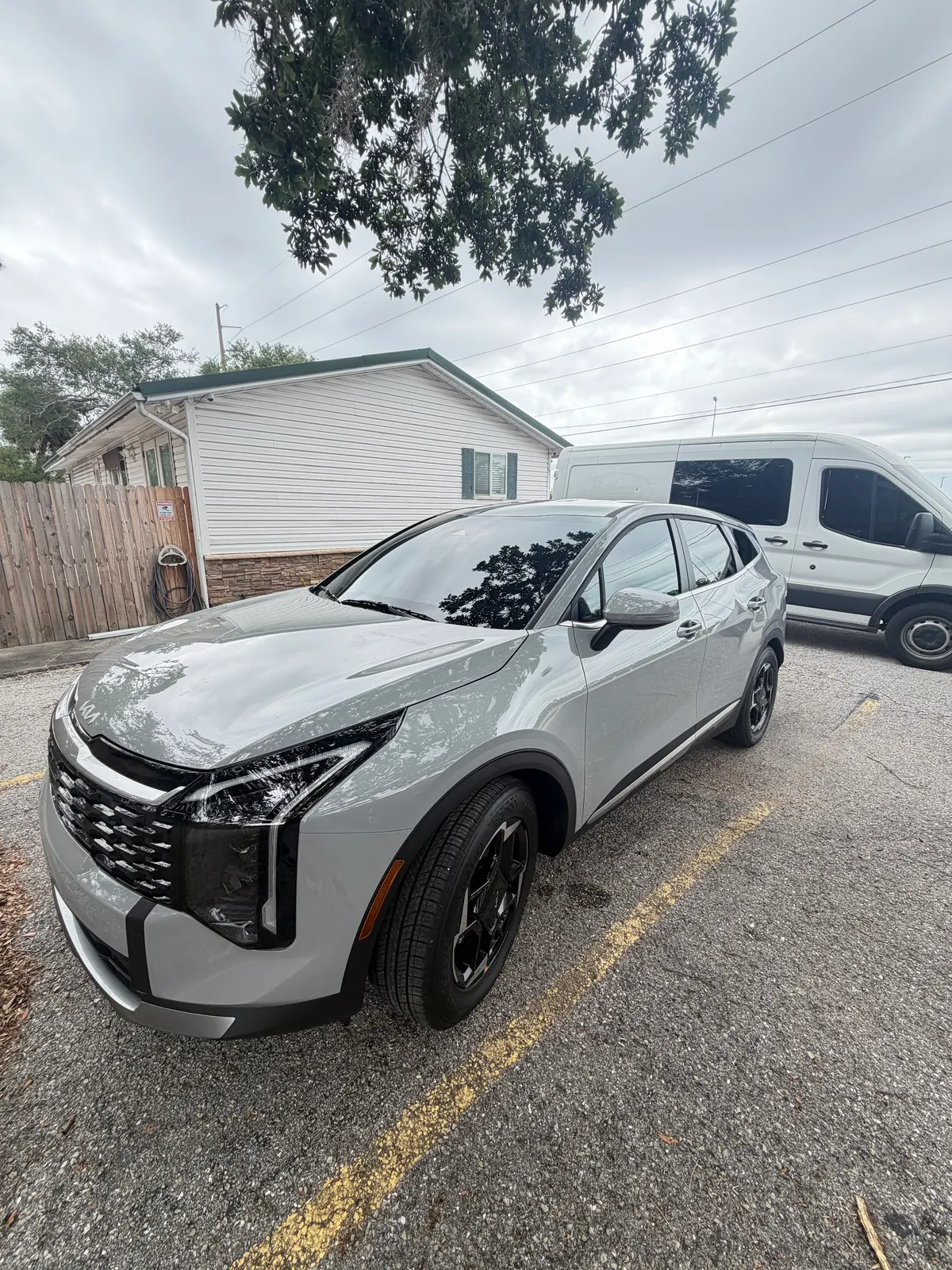 Customer vehicle with professional window tint by Darkmode Window Tint, photo 4